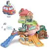 Image de Tut Tut Bolides Bluey - Parcours City Toboggan (+ La Voiture Familiale De Bluey)