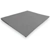 Image de Drap plat en coton percale 180x290 cm CAMILLE gris, par songe de camille