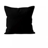 Image de Housse de coussin 60x60 cm ALIX noir, par
