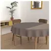 Image de Nappe anti-tâches ronde 180 cm ALIX moka, par