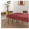 Image de Nappe anti-tâches rectangle 140x300 cm ALIX rouge, par