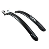 Image de Garde boue vtc 28 trail clips noir reglable 45mm (pr)