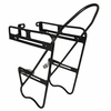 Image de Porte bagage velo avant a tringles raider front alu noir reglable compatible fourche suspension-frein a disque (18kg maxi)