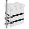 Image de 450895 Fixation cerclage double zingué blanc pour mât diam. 25-50 mm