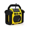 Image de Radio de chantier Billy FM, Bluetooth, batterie de secours - jaune et noir