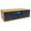 Image de MOOOV 477380 Micro-Chaine HiFi Bluetooth sans Fil, Tuner Radio FM, Lecteur CD, USB avec Télécommande Effet Bois Mini Chaîne Enceinte Vintage Haut Parleur Stereo en occasion ou reconditionné