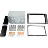 Image de Kit D'intégration Autoradio 2din Pour Ford Cmax Fiesta Focus Fusion Galaxy Transit Smax Noir