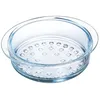 Image de Pyrex - Panier Cuisson Vapeur en Verre Borosilicate - Diamètre 20 cm et Universel - Cuisson Saine et sans BPA, Résiste aux Chocs Thermiques - Plat en Verre Transparent - Ustensile de Cuisine Durable en occasion ou reconditionné