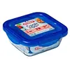 Image de Boîte carrée en verre avec couvercle Cook & Go 16 cm - - Transparent - Verre