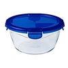 Image de Boite de conservation ronde 20 cm en verre avec couvercle étanche, Cook & Go