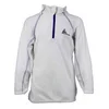 Image de Sweatshirt micro polaire demi-zip fille Peak Mountain Fafine Blanc 3 ans FAFINE/AF-BLANC