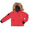 Image de Parka ski fille Peak Mountain Galava Rouge 10 ans GALAVA/YL-ROUGE