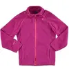 Image de Sweatshirt micro polaire full-zip fille Peak Mountain Fafone Rose 3 ans FAFONE/AF/1-FUSHIA