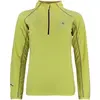 Image de Sweatshirt micro polaire demi-zip fille Peak Mountain Fafine Jaune 8 ans FAFINE/AF/1-JAUNE