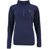 Image de Sweatshirt micro polaire demi-zip fille Peak Mountain Fafine Bleu 5 ans FAFINE/AF/1-MARINE