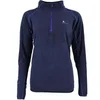 Image de Sweatshirt micro polaire demi-zip fille Peak Mountain Fafine Bleu 3 ans FAFINE/AF/1-MARINE