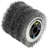 Image de Fartools 110874 Brosse fil métallique Ø120mm - L 100mm compatible avec Rénovateur REX120, REX200 et REX-H200 pour décaper fortement Noir en occasion ou reconditionné
