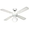 Image de Farelek Bali Ventilateur de plafond, 107 cm, blanc en occasion ou reconditionné