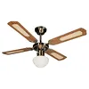 Image de Farelek Bali Ventilateur de plafond 107 cm Brun en occasion ou reconditionné