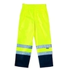 Image de Pantalon jaune et marine taille L haute visibilité 60% coton 40% poly
