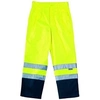 Image de Pantalon jaune et marine taille XL haute visibilité 60% coton 40% poly