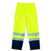 Image de Pantalon jaune et marine taille XXL haute visibilité 60% coton 40% poly