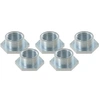 Image de ecrous de rechange pour oeillet de dérailleur 4,95 mm argent 5 pièces