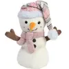 Image de Peluche WDK Partner Bonhomme de neige Blanc 28 cm A2502225