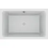 Image de Jacob Delafon - Baignoire Bain-Douche CAPSULE, Vidage et Pieds - 120 x 80 cm - Gain de Place - Matériaux recyclés - Réparable - Surface Antibactérienne - Fabrication Française - Blanc - E6D223-00 en occasion ou reconditionné