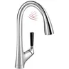 Image de JACOB DELAFON Robinet de cuisine sans contact, douche anticalcaire amovible avec 2 jets et bec rotatif à 360°, économie d'eau, poignée personnalisable (3 couleurs) Couleur chrome Malleco E77748-CP en occasion ou reconditionné