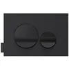 Image de Jacob Delafon - Plaque de Commande WC Suspendu - Compatible bâtis-support Jacob Delafon - Touches Rondes - Plaque Noir Mat, Touches Noir brillant - E20859-7-BMT en occasion ou reconditionné