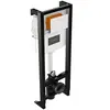 Image de Soporte para inodoro independiente NF con placa blanca