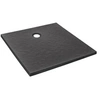 Image de Receveur de douche 80 x 80 Ipso carré gris anthracite