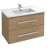 Image de Meuble vasque 80 cm suspendu Ola up chêne