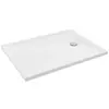 Image de Receveur de douche 120 x 90 Gaspard extra-plat céramique bonde à droite