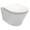 Image de Cuvette WC suspendu sans bride Rodin+ avec abattant