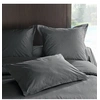Image de Taie d'oreiller percale Méline 2 LABELIS SIM - Gris Ardoise - 65 x 65 cm