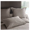 Image de Taie d'oreiller percale Méline 2 LABELIS SIM - Gris Cendre - 65 x 65 cm