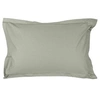 Image de - Taie d'Oreiller percale de coton 80 fils - 50 x 70 cm - couleur Gris cendre