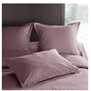 Image de Taie d'oreiller percale Méline 2 LABELIS SIM - Prune - 50 x 70 cm