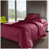 Image de Housse de couette Aubergine percale de coton 80 fils 200x200 cm