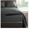 Image de Drap housse percale Méline 2 LABELISSIM - Gris Ardoise - 90 x 190 cm