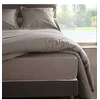 Image de Drap housse percale Méline 2 LABELISSIM - Gris Cendre - 90 x 190 cm