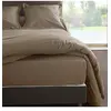 Image de Drap housse percale Méline 2 LABELISSIM - Loutre - 90 x 190 cm