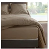 Image de Drap housse percale Méline 2 LABELISSIM - Loutre - 180 x 200 cm