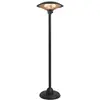 Image de Parasol chauffant d'extérieur électrique Milan Noir - - 3 puissances de chauffe - 60 x 60 x 205 cm