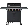 Image de Barbecue au gaz Boston Black 4K Turbo - 4 brûleurs + 1 Turbo Zone, Noir