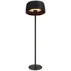 Image de Parasol chauffant électrique Sirmione Noir - - Extérieur - 3 Puissances de Chauffe - 74 x 74 x 224 cm, Noir