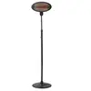 Image de Chauffage électrique Fano - 2000 W - Sur pied - 3 positions de chauffe - L 60 x P 60 x H 210 cm - Noir