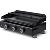 Image de BRASERO - Plancha Silvia EVO 3 Feux Brasero - Plaque acier de 67 x 34 cm - 3 brûleurs - Grille de réchauffement - Piezo intégré - Tiroir Graisse avec jauge de niveau - Jusqu'à 10 convives - 7,95 KW en occasion ou reconditionné